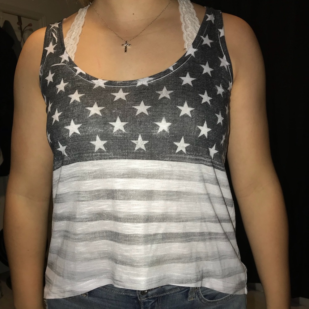 Black & white tank